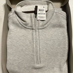 Club Room Light Gray Zip-Up Sweater